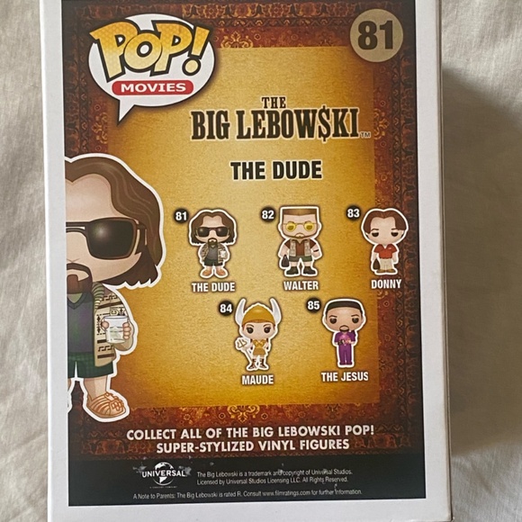 Funko Pop The Big Lebowski #81 The Dude - Picture 6 of 9